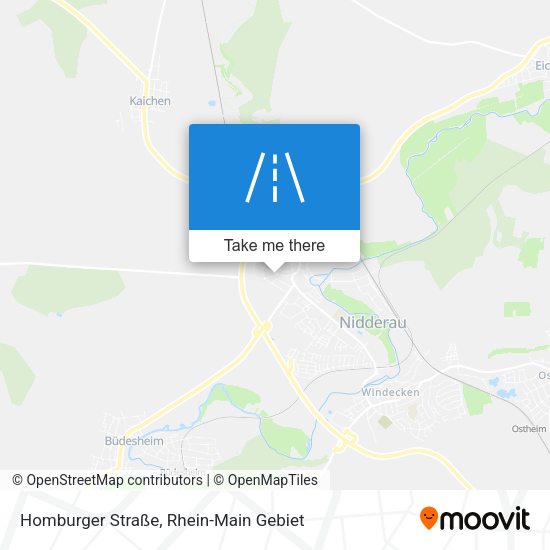 Карта Homburger Straße