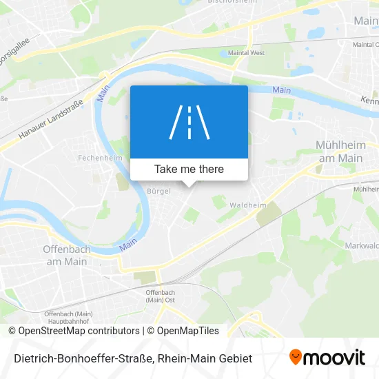 Dietrich-Bonhoeffer-Straße map