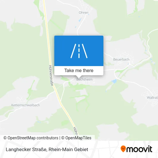 Карта Langhecker Straße