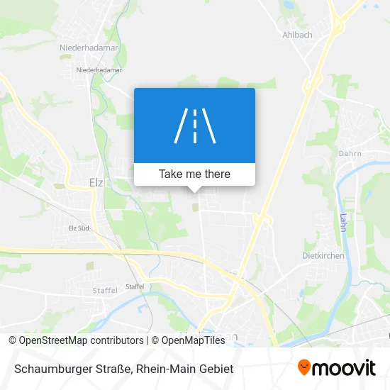 Карта Schaumburger Straße