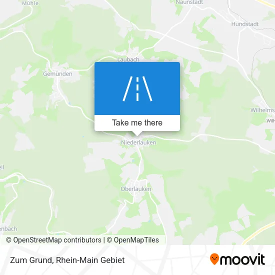 Карта Zum Grund