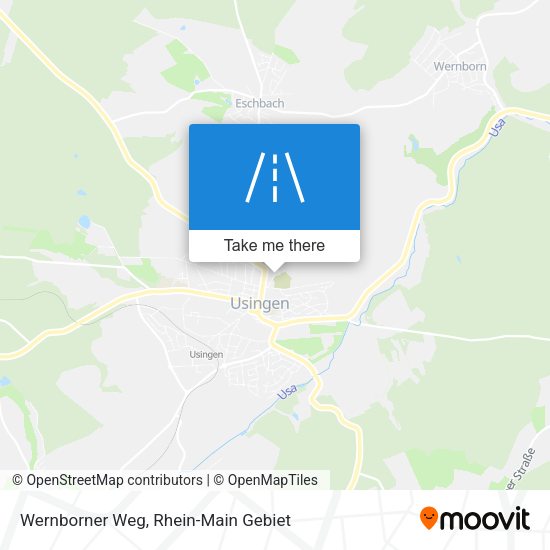 Карта Wernborner Weg