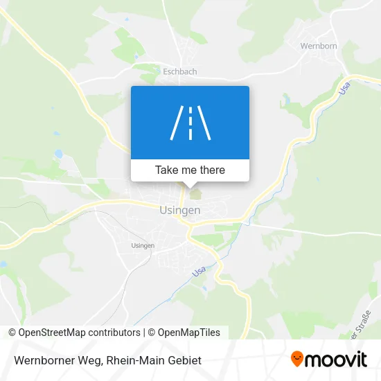 Карта Wernborner Weg