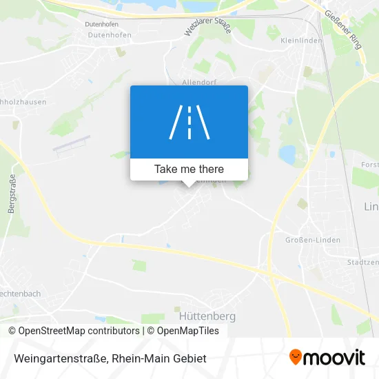 Карта Weingartenstraße