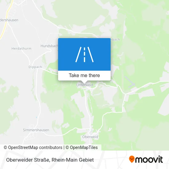 Oberweider Straße map