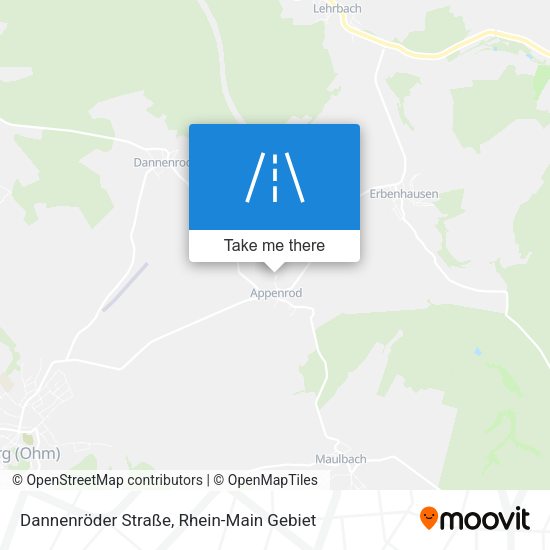 Dannenröder Straße map