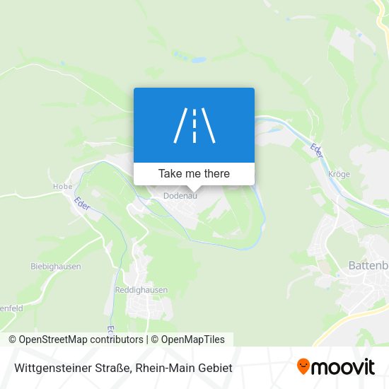 Wittgensteiner Straße map