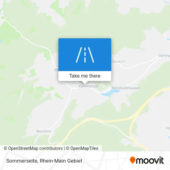 Sommerseite map
