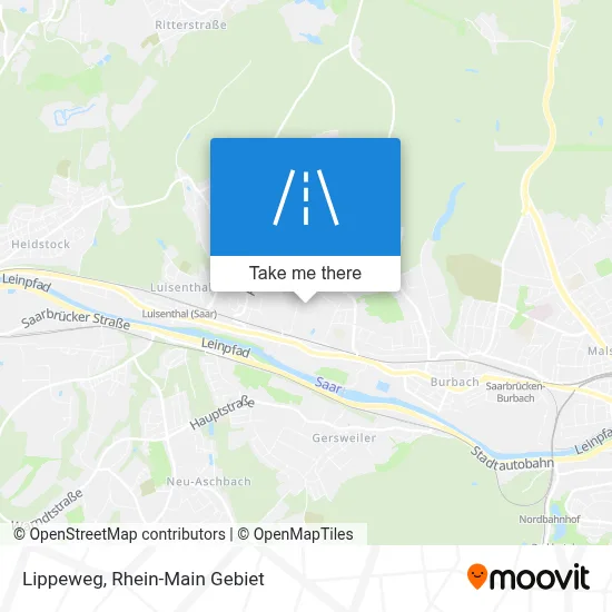 Lippeweg map