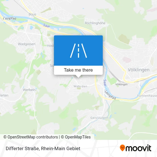 Differter Straße map