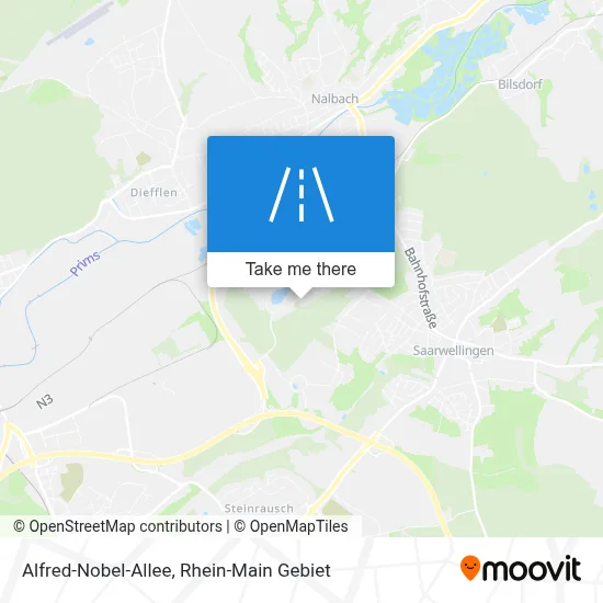 Alfred-Nobel-Allee map