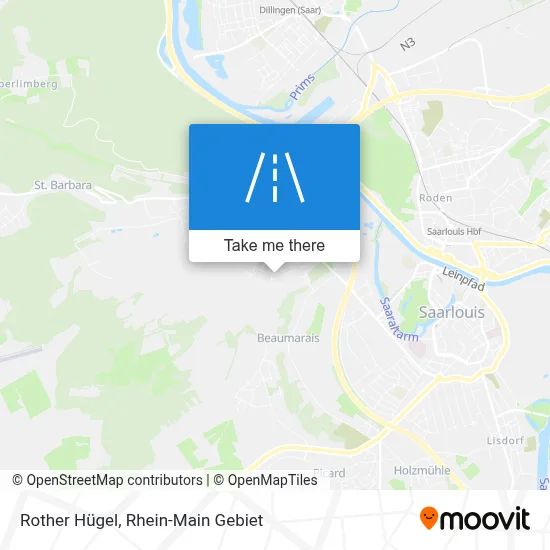 Rother Hügel map