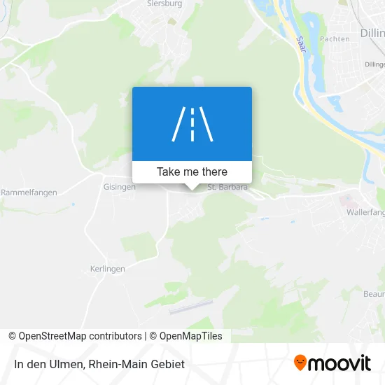 In den Ulmen map