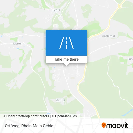 Orffweg map