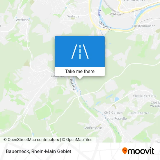 Bauerneck map