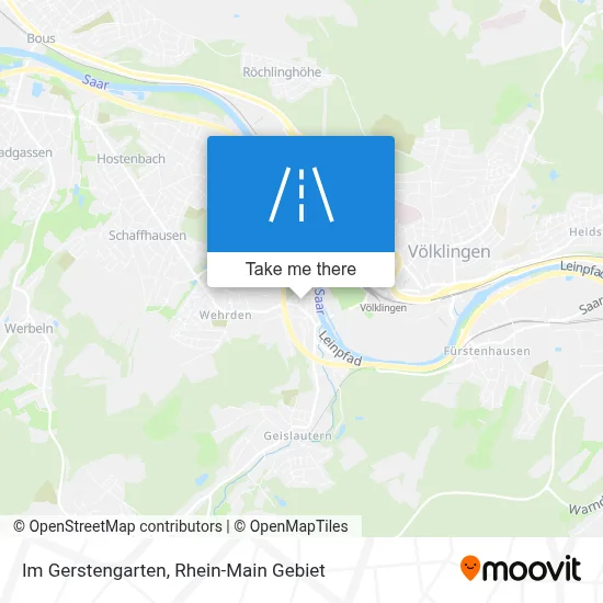 Im Gerstengarten map