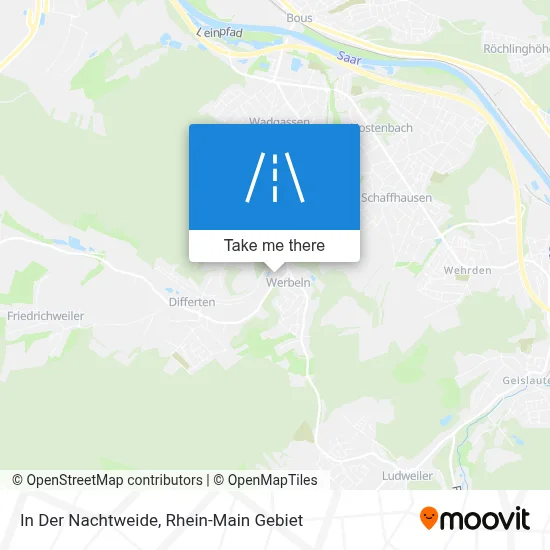 In Der Nachtweide map