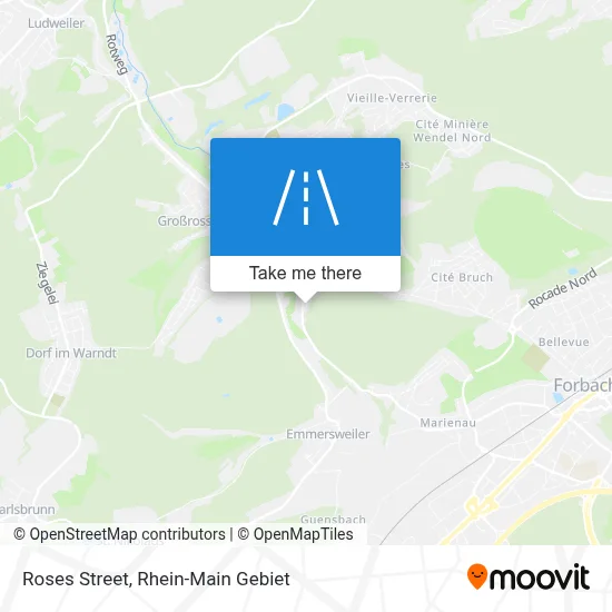 Rue Des Roses map
