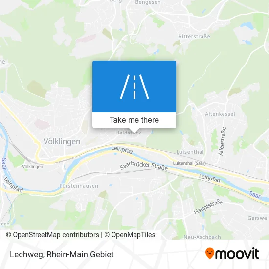 Lechweg map