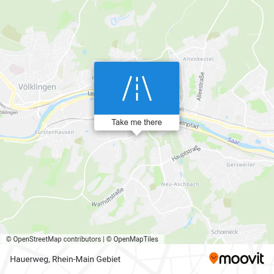 Hauerweg map