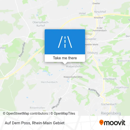 Auf Dem Poss map