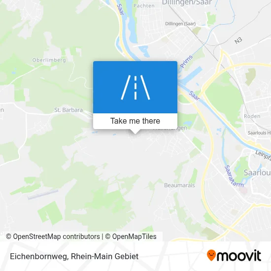 Eichenbornweg map