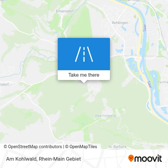 Am Kohlwald map