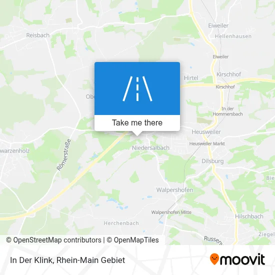In Der Klink map