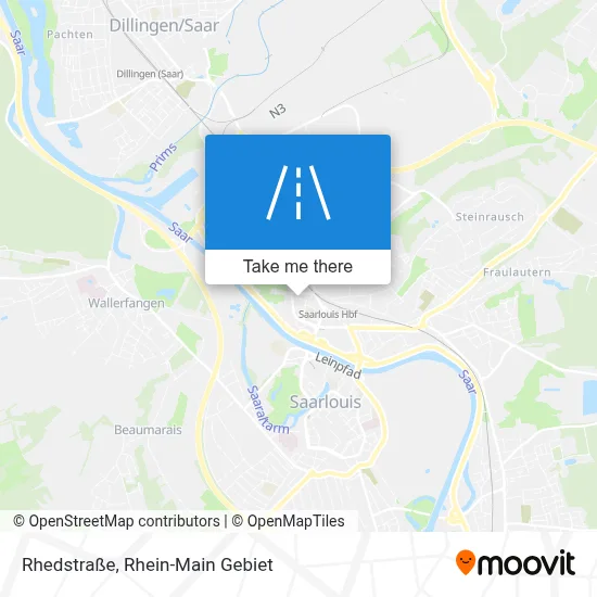 Rhedstraße map