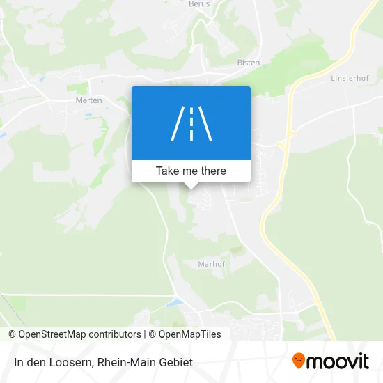 In den Loosern map