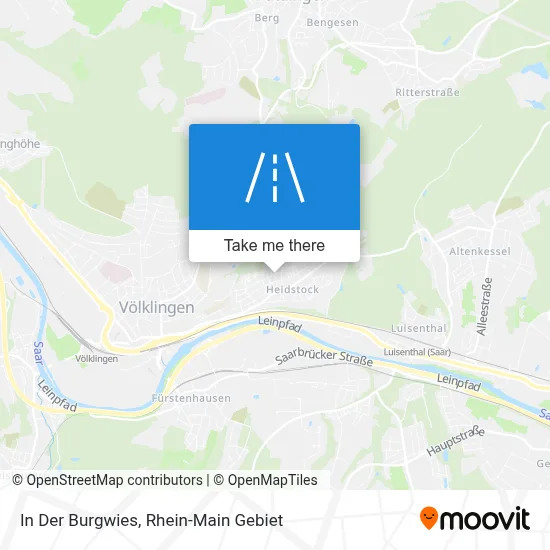 In Der Burgwies map