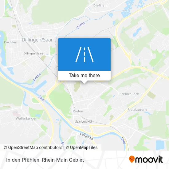 In den Pfählen map