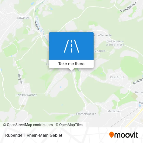 Rübendell map