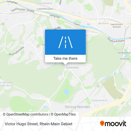 Rue Victor Hugo map