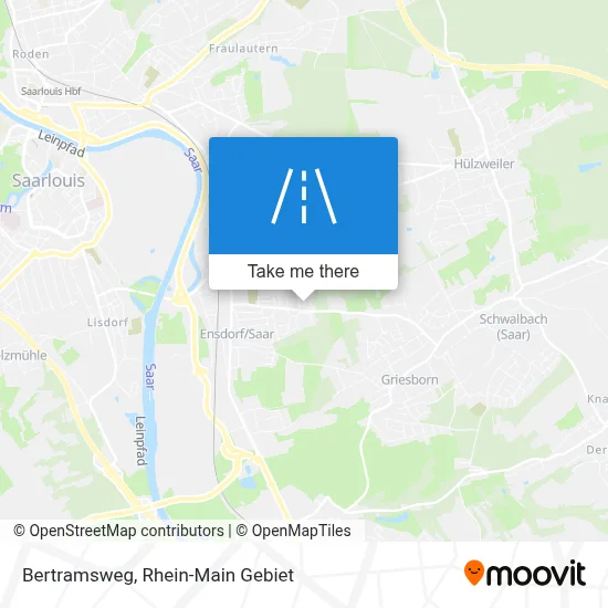Bertramsweg map