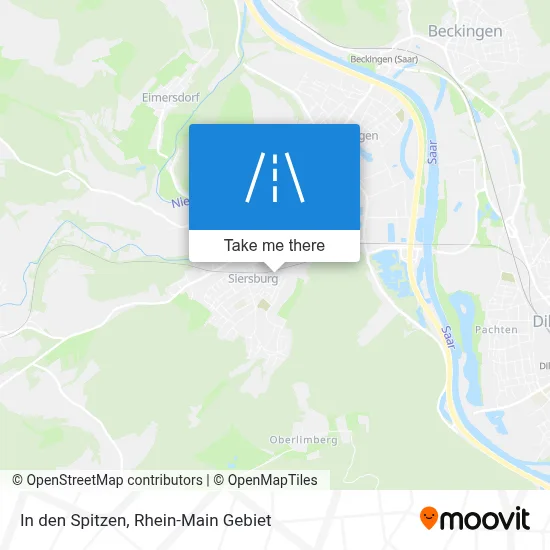 In den Spitzen map