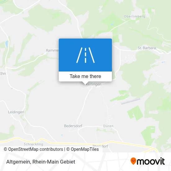 Altgemein map