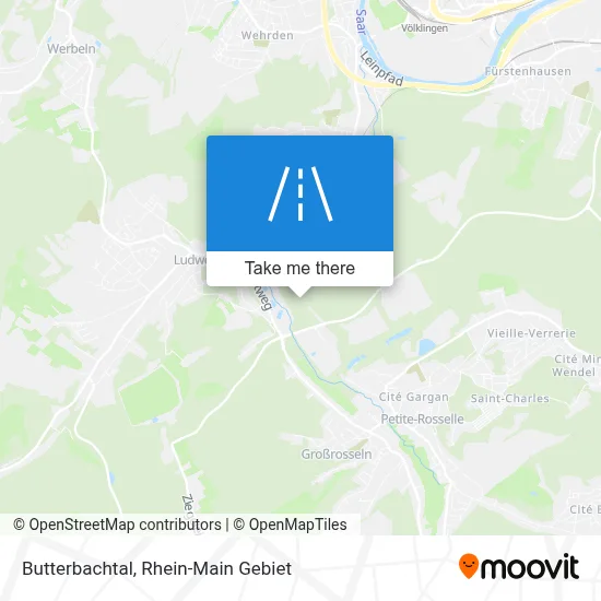 Butterbachtal map