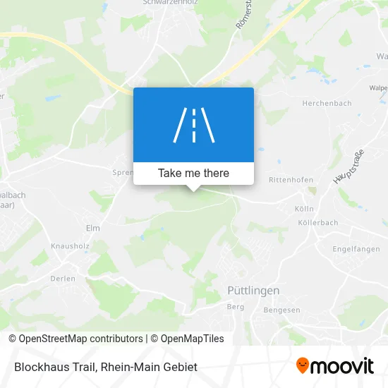 Blockhaus Trail map