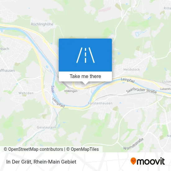 In Der Grät map