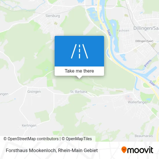 Forsthaus Mookenloch map