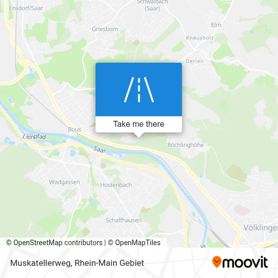 Muskatellerweg map