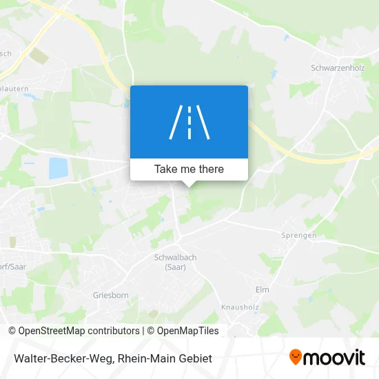 Walter-Becker-Weg map