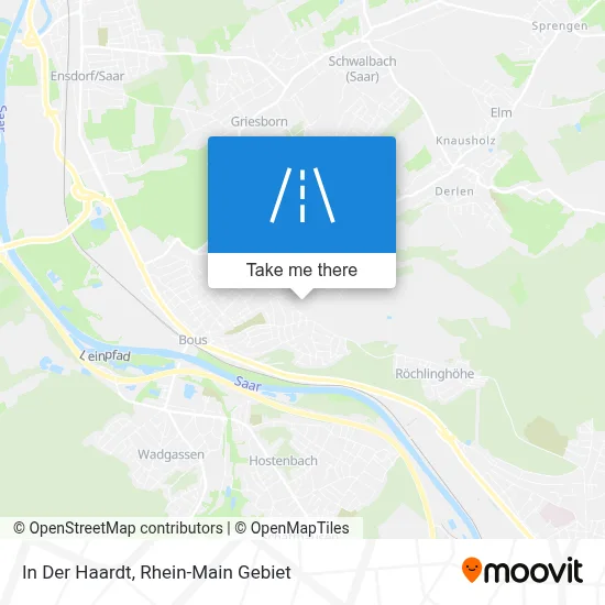 In Der Haardt map