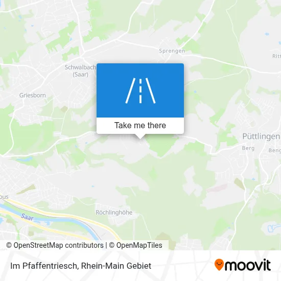 Im Pfaffentriesch map