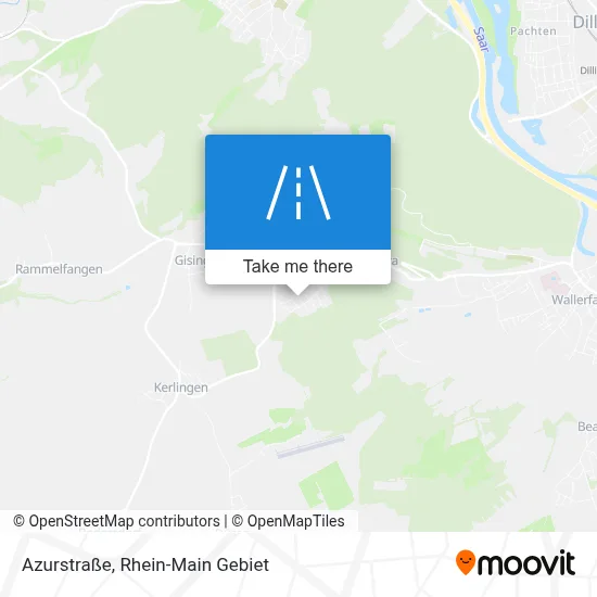 Azurstraße map