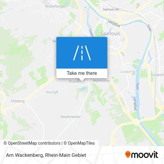 Am Wackenberg map
