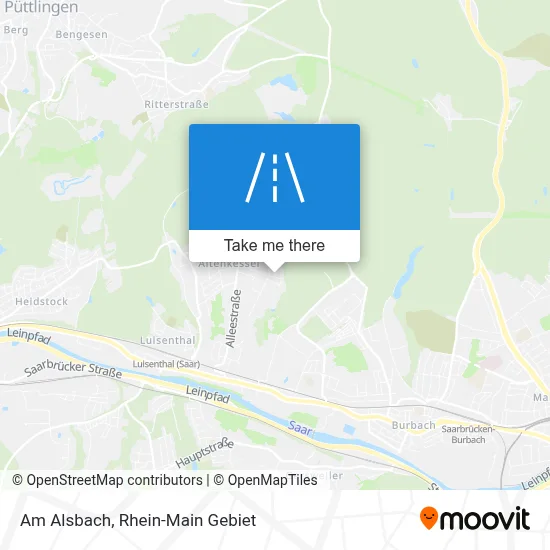 Am Alsbach map