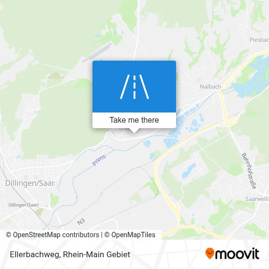 Ellerbachweg map