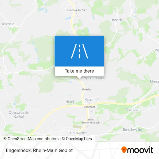 Engelsheck map